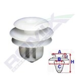 ROMIX SPINKI A175048 / Daewoo door panel clip 