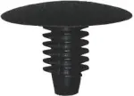 kiinnitystulppa Ø 6,7 MM POM SCHWARZ. 40kpl.