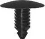 korikiinnike Ø 6,5 MM POM BLACK. 20kpl.