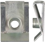 peltimutteri M5 ZINC-päällystetty väritöntä passivoitu. 25kpl.