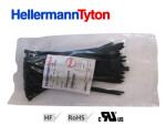HELLERMANN nippuside 100kpl. 100X2,5 musta
