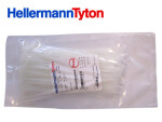 HELLERMANN nippuside 100kpl. 200X4,6 valkoinen