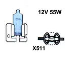 polttimo AU-LITE H2 12V 55W SUPER- 12V