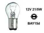 polttimo AU-LITE 12V 21/5W BAY15D 12V