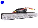 LED- tasovilkku 12-24V sininen 129x16x27mm