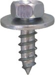 ruuvi aluslevyllä 7976 6,3 X 19 WASHER 1,6 X 18 ZINC-päällystetty väritöntä. 50kpl.