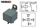 rele 24V 10/20A 5-N. 87A+ diodi, kiinnityksellä 24V