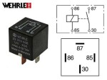 rele WEHRLE 12V 40A 4-N., ilman pidintä 12V