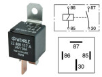 voimarele WEHRLE 24V 30A 4- napainen 24V