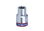hylsy lyhyt ZXN 1/4" E-TORX E10 x 24mm Cr-V