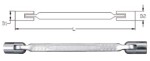 nivelhylsy avain 10X11 mm CRV
