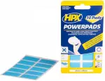 kaksipuolinen kiinnitys teippi/tyyny 20x40mm powerpads 10kpl hpx