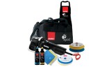 Polishing set Big Foot, oscillation amplitude: 12mm, disc diameter 75mm, rotation adjustment, 4000-5500 rev./min., weight 1,9 kg, rated power 400W, Jännite: 230V, in the set: accessories, bag