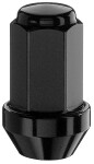 mutteri m12x1.50/34/21 (suljettu. p34. ch21). musta