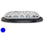 LED- tasovilkku 12-24V sininen 110x30x22mm