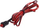 alarmi simulaator punainen led tulega 12v. 150cm carmotion