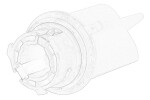 bulb socket, direction indicator 63 12 6 940 665