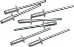 alumiininiitit 6,4x3,2mm 50 kpl.