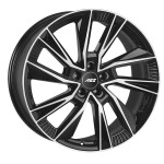alumiinivanne AEZ Havanna dark Black/polished 8x20" 5x114.3 ET48 keskireikä 71.6