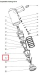 Spreader fingers, Taottu, 59 mm long Spreader fingers, Taottu, 59 mm long
