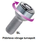 lukkopultti mcgard ( standardi) pk14x1,50/27/17 ( pallo, r14, p27, ch17)