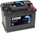 EXIDE 54AH 500A 242X175X175 CLASSIC -+ EC542
