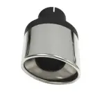 Pakoputken jatke Ellips 63 MM vasen, ruostumaton