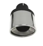 äänenvaimentimen kärki ellipsi 63 mm oikea, ruostumaton