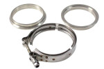 Turboworks V-band 4" 102mm kiristin + adapterit