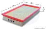 COMLINE  Ilmansuodatin EAF007