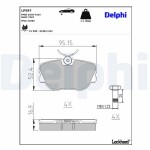 DELPHI Jarrupala,  levyjarru LP597