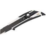 Katkoteräveitsi DORA 18mm Razar Black Blade, lukitus lukitusruuvin avulla