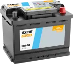 akku Exide Excell 62Ah 540A 242x175x190 -+ EB620