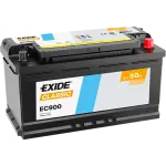 akku Exide Classic 90Ah 720A 353x175x190 -+ EC900