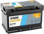 EXIDE Käynnistysakku PREMIUM *** 12V 72Ah 720A EA722
