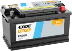 EXIDE Käynnistysakku EXCELL ** 12V 80Ah 700A EB800