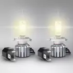 LED-polttimo (setti 2 kpl) h19/h4/r2 12v 14w p43t/p45t/pu43t-3 Ei tieliikennekäyttöön!, ledriving hl vintage 2700k
