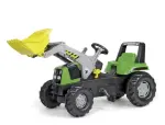 lasten polkimilla Rolly Junior John Deere kopa ja laaduriga Rolly Toys