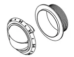 puhallussuulake 90MM suljettava musta - SM 1320355A