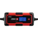 akkulaturi PRAKTIK CHARGER 4, jänniteen lataukseen: 6/12 V, latausvirta: 4A, tyyppi akku: AGM, EFB, GEL, MF, kostea