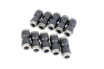 PNEUMATICS PNE4-10 / tekalan connectors gray/straight, wire 10x1/10x1, plastic, quantity per package: 10pcs