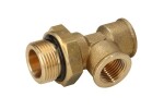 PNEUMATICS PNTM16W/M16W/M22 / tekalan connections three-way connection l, m22x1.5 external, m16x1.5 internal, m16x1.5 internal, metal, quantity in package: 1pc