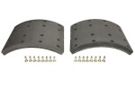 ROULUNDS RL001950N20A4 / drum brake pad covers front/rear (413x203. 2nd oversize) fits: scania 3, 4 01.88-04.08