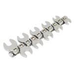 SEALEY sarja Kukonjalka-avain metrijärjestelmä 3/8", 10kpl.(10, 11, 12, 13, 14, 15, 16, 17, 18, 19mm)