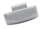 pyörän tasauspaino 45g, sinkki alumiinivanteille. muovi (franken eco typ63)
