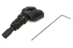 LAUNCH TPMS SENSOR/BK / TPMS sensor launch, universal programmable, with aluminum valve (black), 433 MHz, European, suitable for: universal (requires programming, intended for launch devices only)